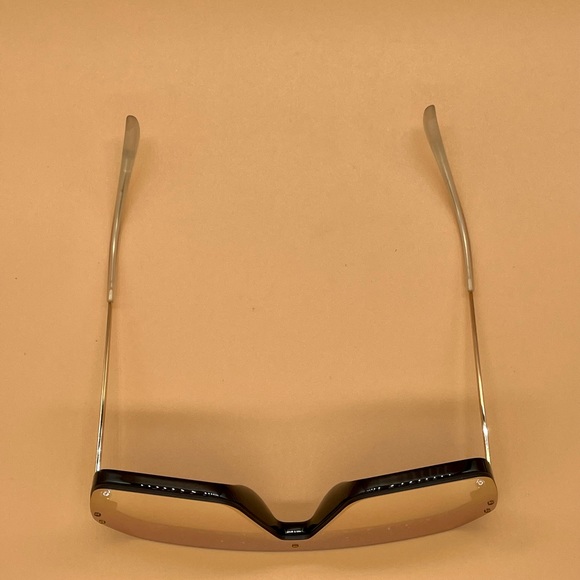 Jim Halo Oversized Shield Sunglasses Gradient Lens Rimless Glasses Men’s Women’s - Picture 5 of 9